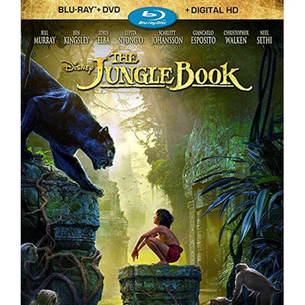 Disney's THE JUNGLE BOOK NEW‎ BLU-RAY w/ SLIPCOVER + DIGITAL Scarlett Johansson
